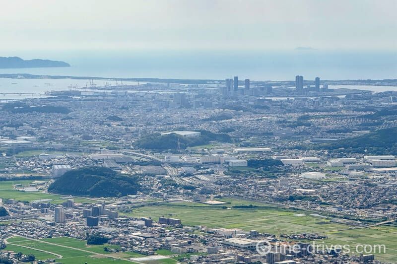 米の山展望台から見たアイランドシティ