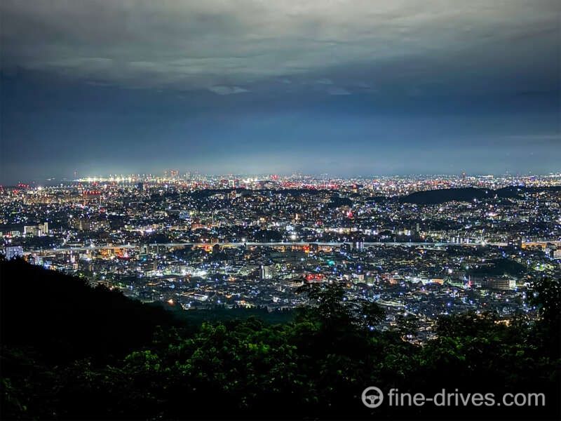 油山片江展望台からの夜景