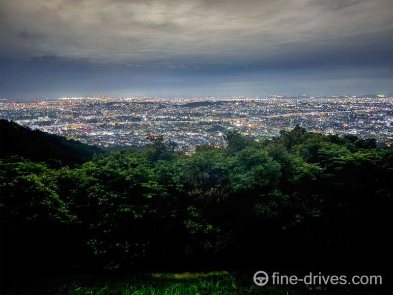 油山片江展望台からの夜景