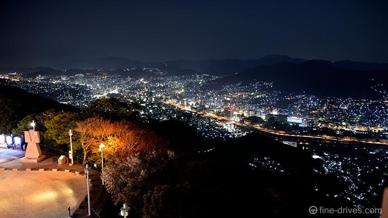 稲佐山の夜景 北の方角