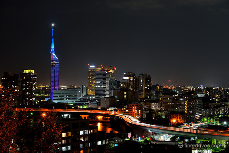 写真：愛宕神社からの夜景