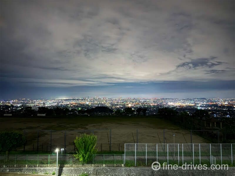 生松台中央公園からの福岡市の夜景