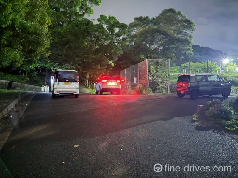 生松台公園の駐車スペース