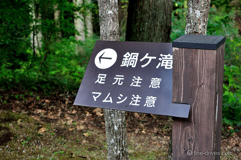 足元注意 マムシ注意