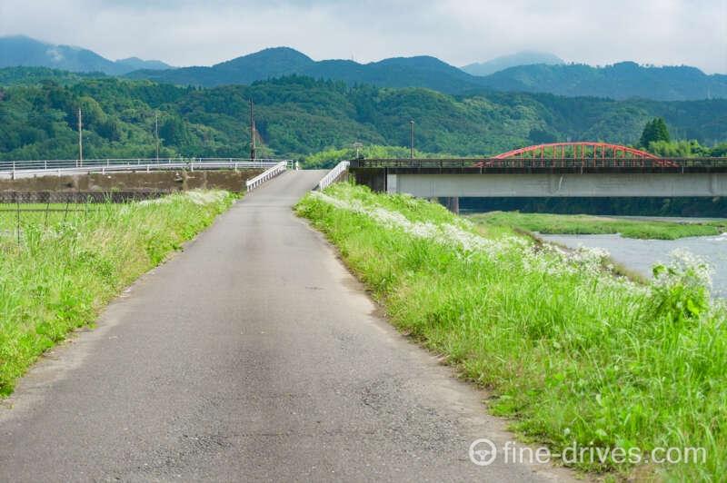 毘沙門堂(大柿毘沙門堂)から天狗橋への道