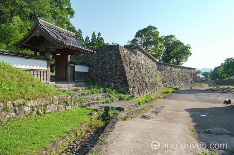 人吉城跡の石垣_夏目友人帳聖地巡り