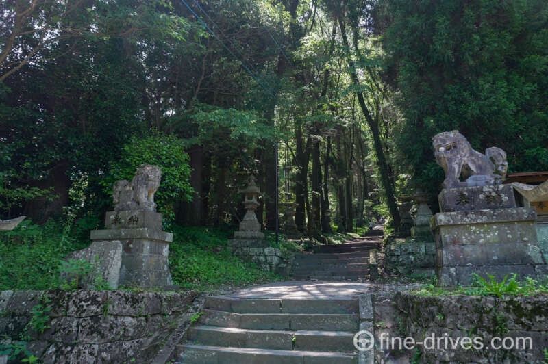 上色見熊野座神社 参道入り口